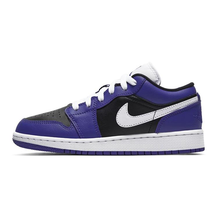 Jordan 1 Low Court Purple Black GS 553560-501 36