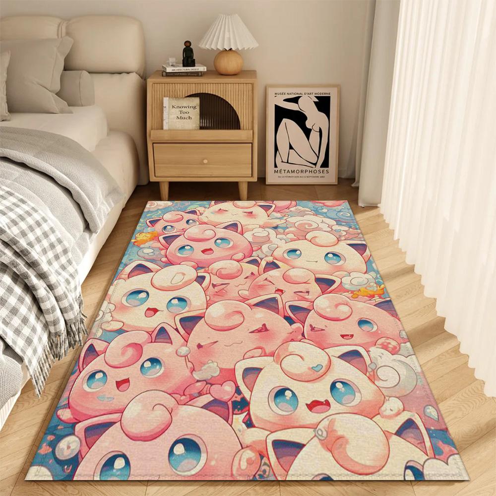 Fashion Entrance Mat Living Room Rugs Decoration P-Pokemons Balcony Doormat Front Door Super Absorbent Bathroom Rug Floor Mats