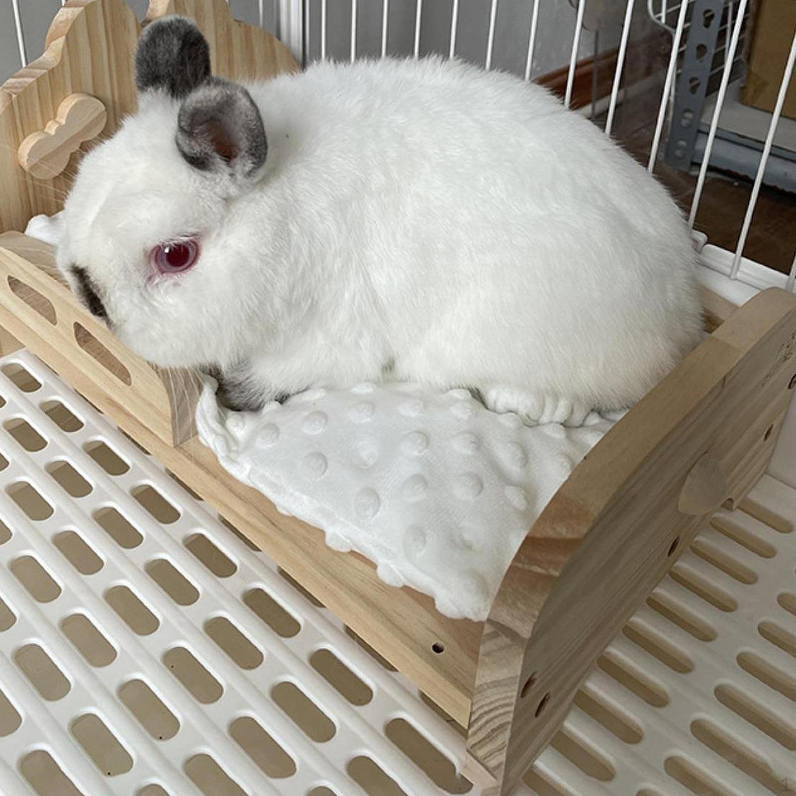 

Кровать для морской свинки, хомяк, деревянная, интерактивная, простая в сборке, многофункциональная, для сна маленьких животных S