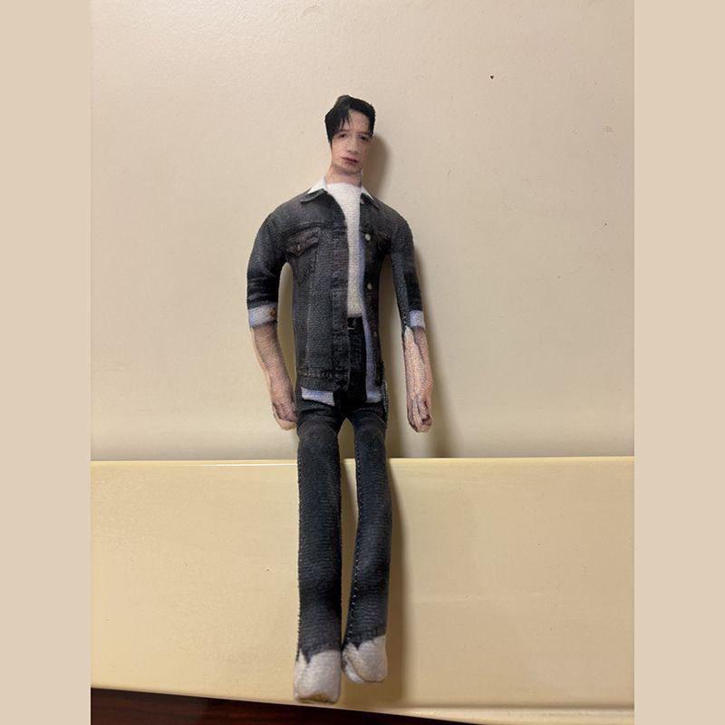 Счастливый Человек Двойное Высокое Колесо Мышь Абстрактная Кукла Подарок 27cm Double-sided Different