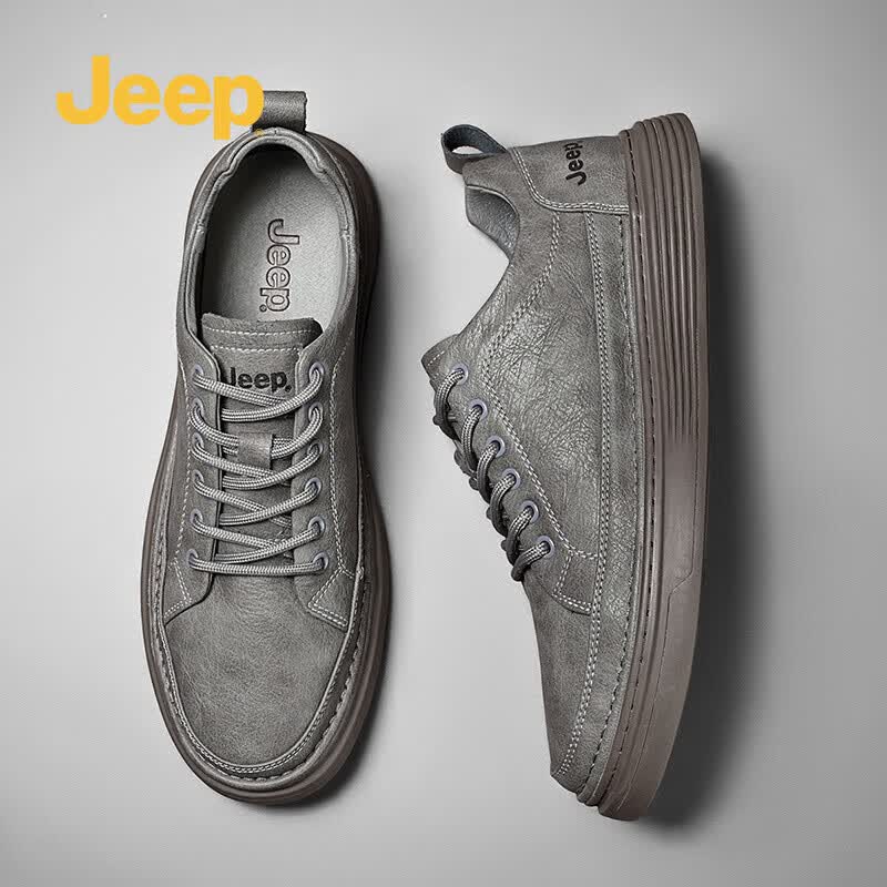 Jeep Men's Leather Casual & Work Shoes