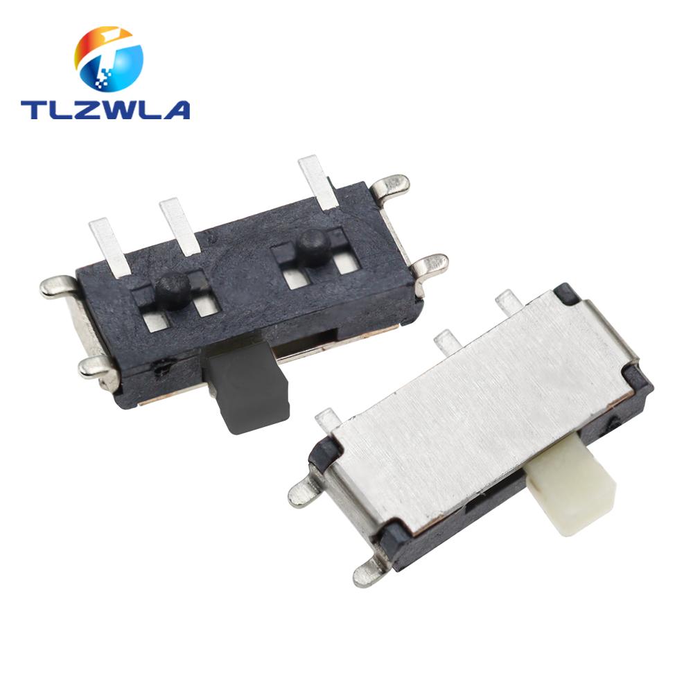 50 Stück Mini 7-Pin Ein/Aus 1P2T SPDT MSK-12C02 SMD Kippschiebeschalter für MP3 MP4