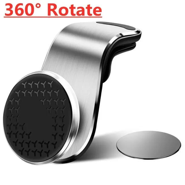 360° Magnetic Car Phone Holder Air Vents Clip Car Cell phone GPS Support Mobile For Auto For iphone Xiaomi Huawei Samsung