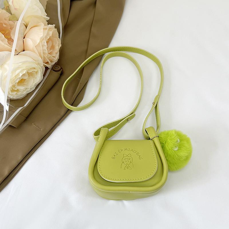 

Trendy Street Fashion Pu Saddle Bag For Women Elegant Medium Soft Crossbody зелений