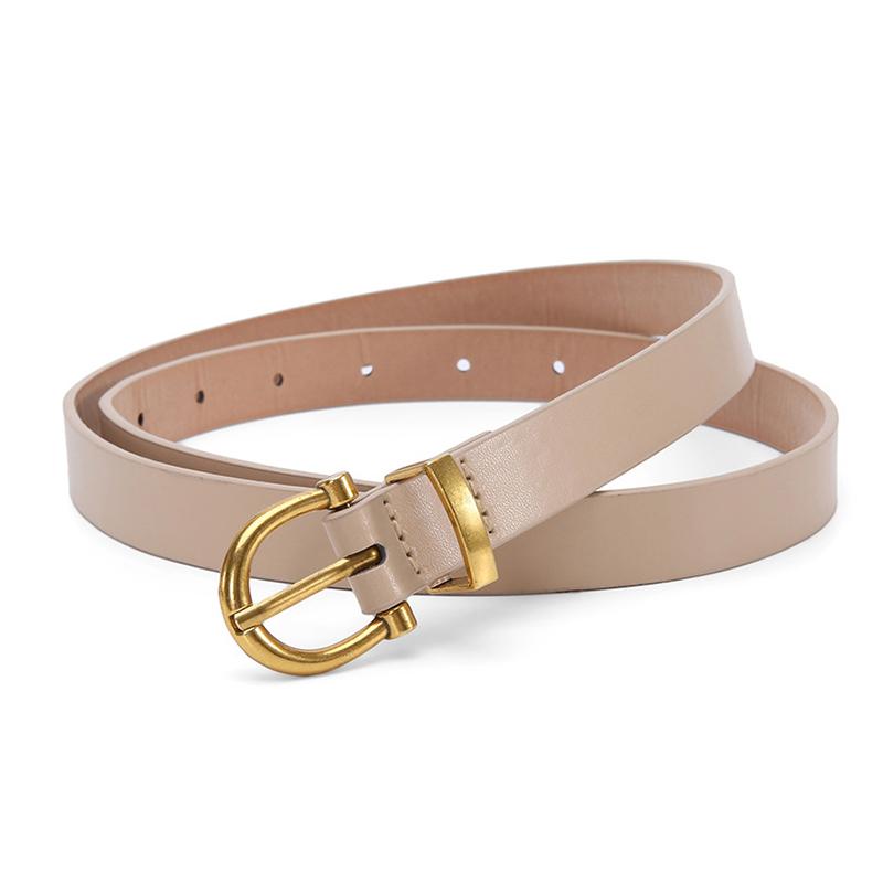 Ceinture de créateur de luxe pour femmes en cuir PU, ceinture à boucle en métal pour femme, tour de taille