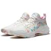 Li Ning Disney X  Blade 2 Low Fabric Synthetic Leather TPU Durable Lightweight Low Top Basketball Shoes Men sneaker White Pink ABAS103-1