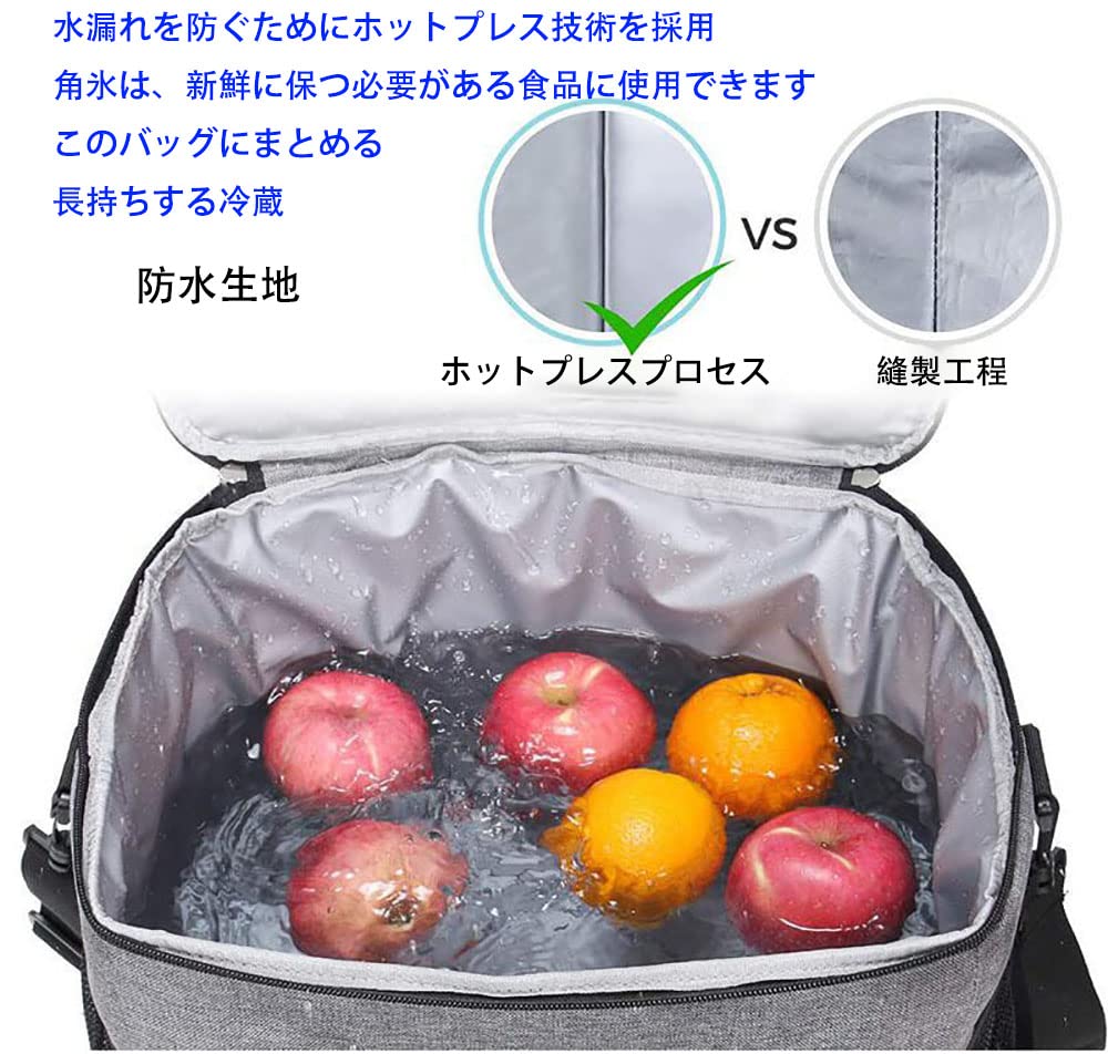 Cooler Insulated Thermal Lunch Soft Cooler Picnic Lunch Insulated for Commuting To Work or for Portable Power Sports Insulated Lunch Bag Box, Bag,