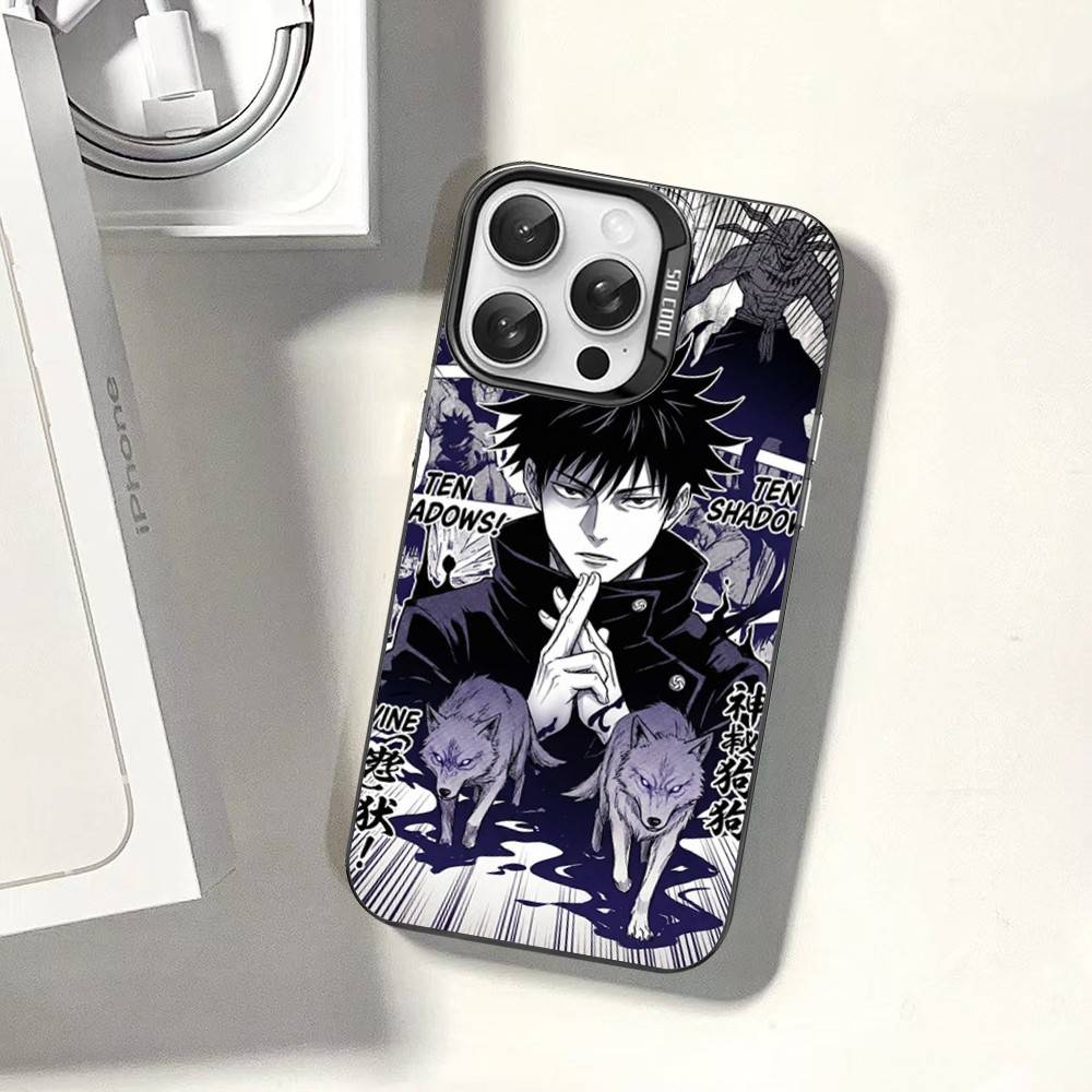 Anime F-Fushiguro M-Megumi Phone Case For IPhone 16 15 14 13 12 11 17 Pro MAX Plus Pro Matte Shockproof Cover