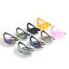 Oversized Futuristic Y2k Shield Sun Glasses for Men Women Wrap Around Fashion Superhero Chic Sunglasses Shades