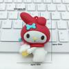 Cartoon KT Cat Keychain: Soft PVC Rubber Sanrio Bag Pendant DIY Accessory