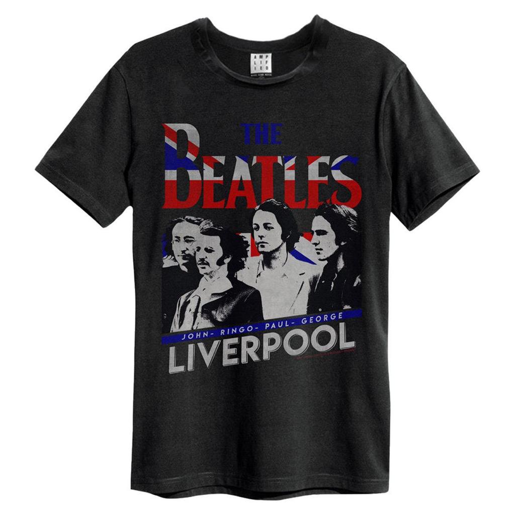 Amplified Unisex Adult Liverpool The Beatles T-Shirt