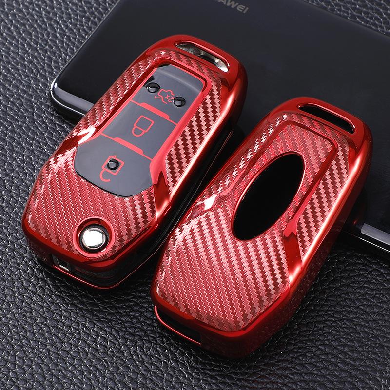 Overseas Ford Ranger, Mondeo, F150 Key Shell - Carbon Fiber