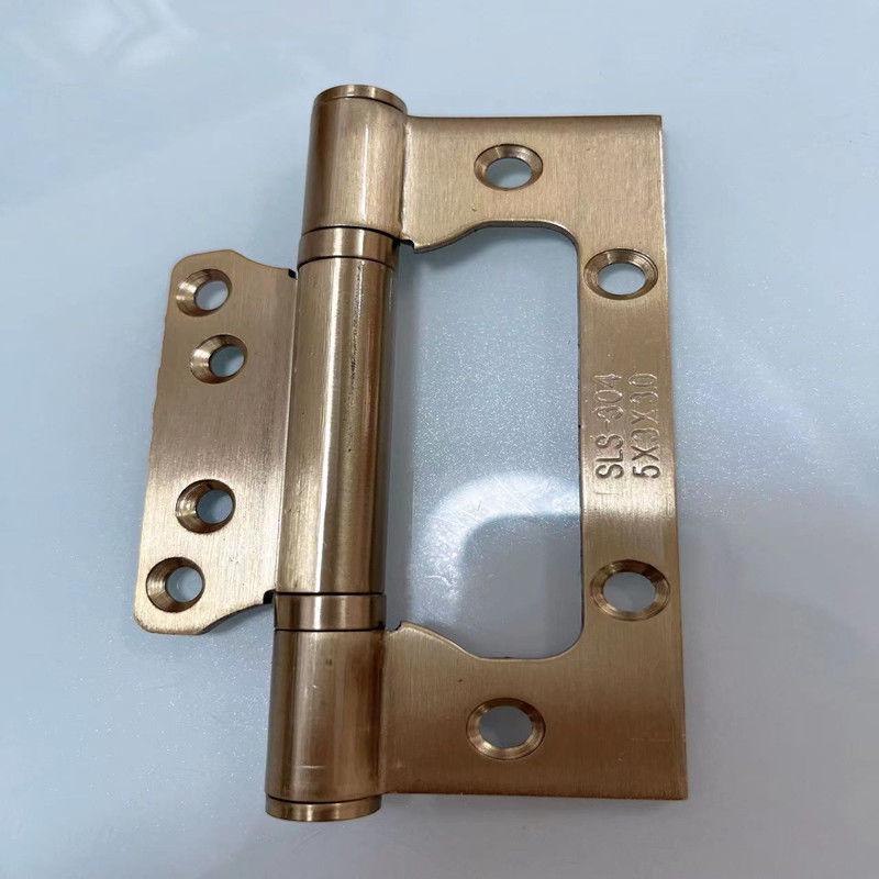 4/5 Zoll Einsteckloses leises Klappscharnier, Verdickter 304 Edelstahl für Holztüren