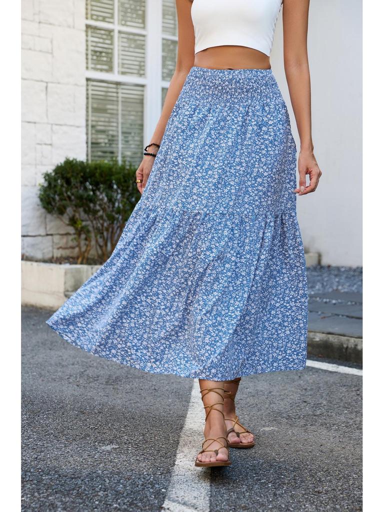 2026 Floral High-Waisted Casual Fashion Skirt for Women