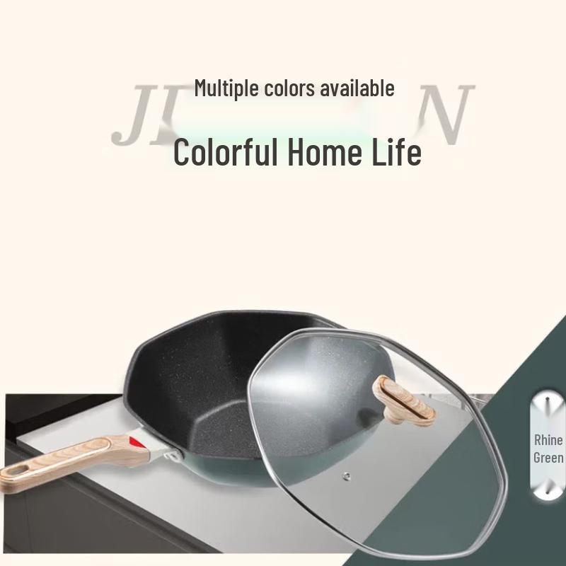 Zhishi Maifan Stein Antihaft Achteckiger Wok