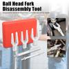 5Pcs Ball Joint Separator Set Chrome Vanadium Steel Separate Fork Ball Joint Puller Set for Automobile and Light Commercial