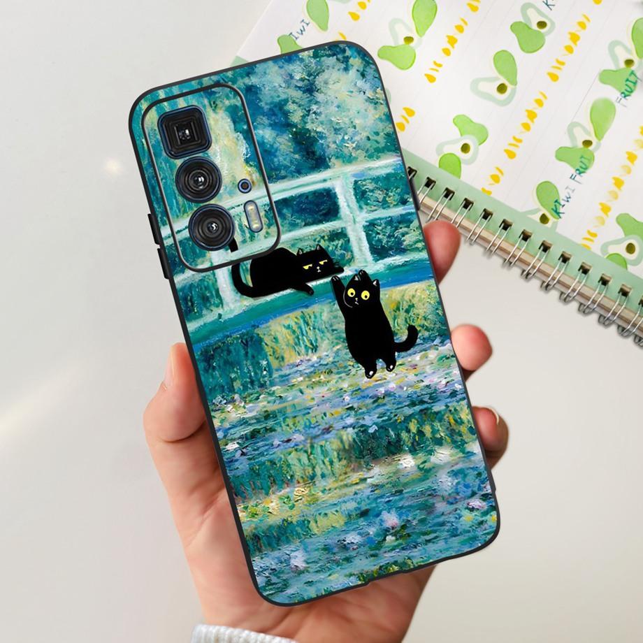 For Motorola Edge 20 Pro Back Cover Phone Case Soft Clear Silicone Shockproof Protection Funda Coque For Motorola Edge 20 Capa