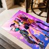 Dance Party Stars Area Rug Design for Game Room Bedrooms Dormitory Kitchen Antislip Carpet Office home decor