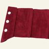 Verstellbares PU-Leder-Korsett Spicy Girl Wildleder Breiter Gürtel Taillenkorsett Braune Cummerbunds Kleid