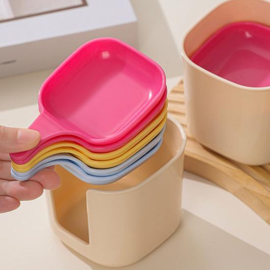 6Pcs Sauce Dish with Storage Rack Seasoning Dishes Dipping Bowls Small Food Storage Container for Candy Dessert Appetizer Nuts