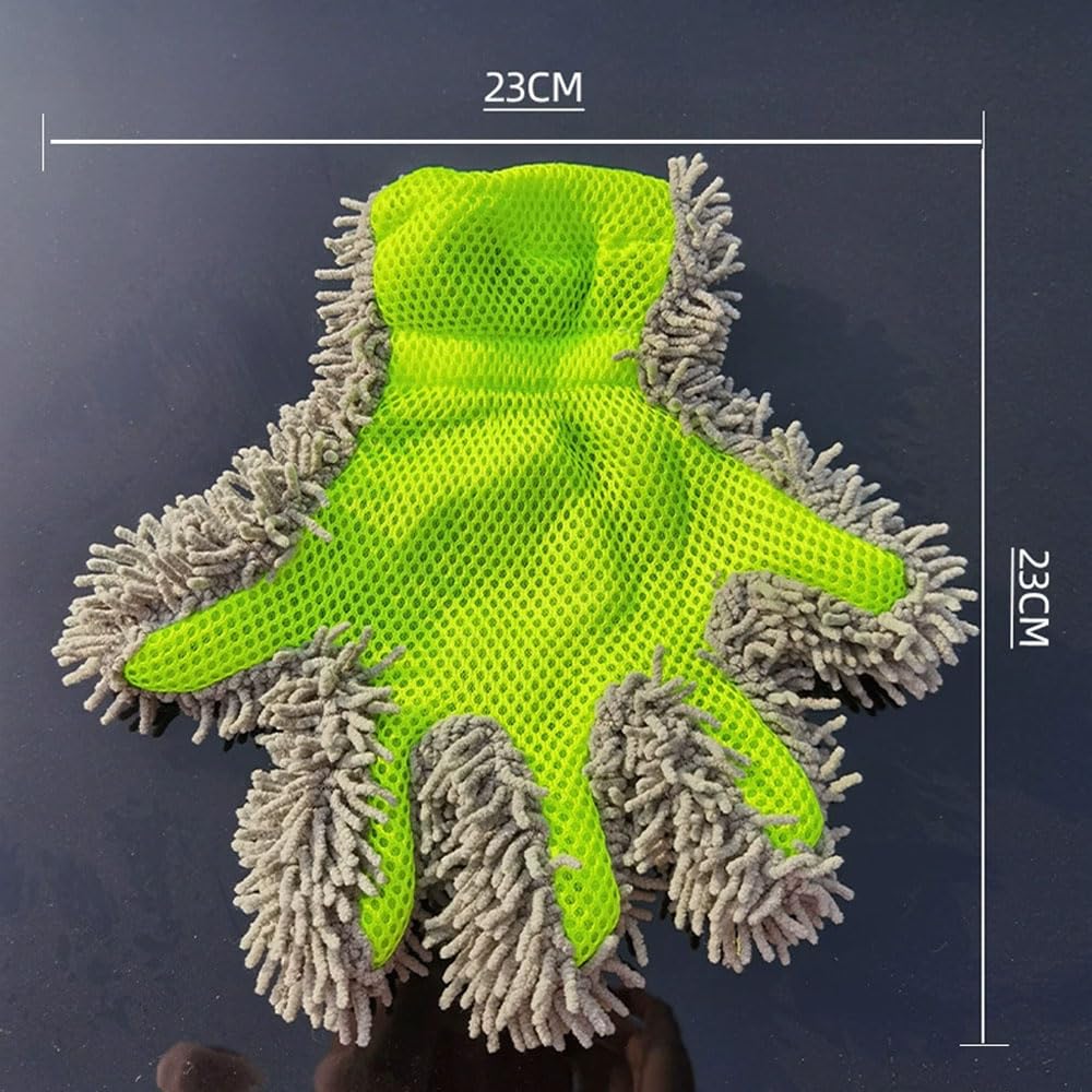 Biltvättshandskar, Biltvättshandskar, Dubbelsidiga, Biltvättsvante, Mikrofiberduk, Biltvätt