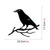Metal Bird Stake Outdoor Garden Bird Statue Decorative Metal Animal Silhouettes for Tree Garden Decorative Bird Ornament
