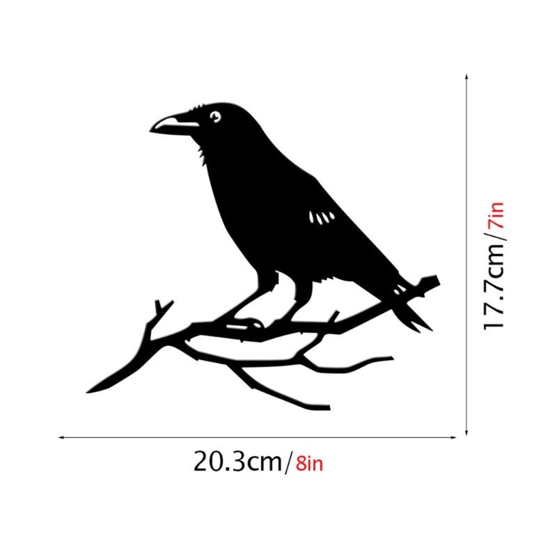 Metal Bird Stake Outdoor Garden Bird Statue Decorative Metal Animal Silhouettes for Tree Garden Decorative Bird Ornament