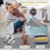 Wash Shoe Cleaning Bag Padded Net Laundry Shoes Protector Fluffy Fibers Polyester Washing Shoes Machine Laundry Bag Drying Bags