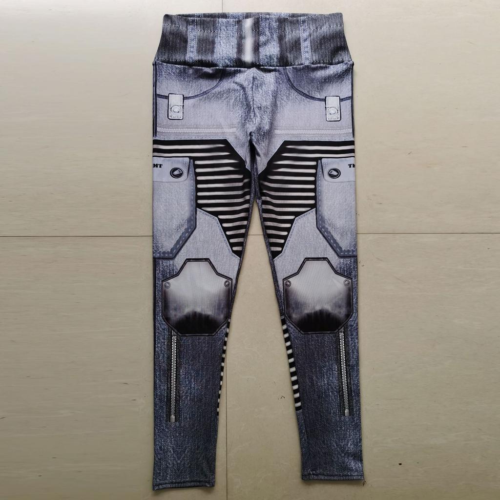 New Nude High Waisted Tummy Tucking Hip Lifting Yoga Pants Anti Rolling Edge Tight Peach Hip Fitness Pants