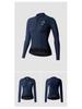NUCKILY Women's Long Sleeve Cycling Jersey - Breathable, Sweat-Wicking, Tight-Fit Road Bike Top for Spring and Autumn.