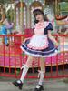 Plus Size Cafe Maid Cosplay Princess Dress for Women's Role Play Party