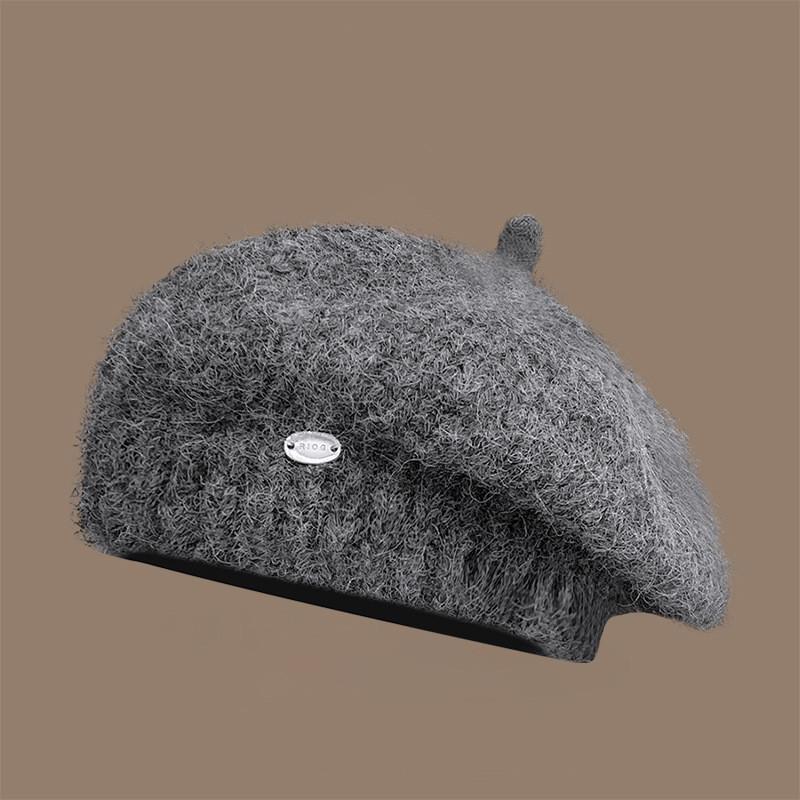 Ma Haimao Knit Beret Hat For Women Warm Fashion Autumn Chic Wearable