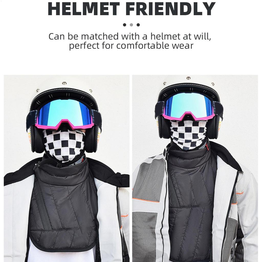 Winter Windproof Motorcycle Chest Neck Warmer Warmer Wrap Guard Scarves Windproof Neck Scarves Electric Bike Chest Protection