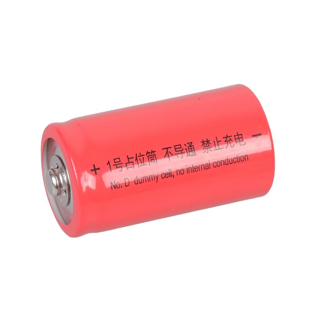 LR20 D Size Battery Placeholder Conductor Fake Dummy Battery Conductor Shell Case for External Power Adapter