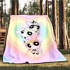 1pc Powerpuff Girls Outdoor Flannel Throw Blanket Soft, Lightweight & Warm for Sofa, Office