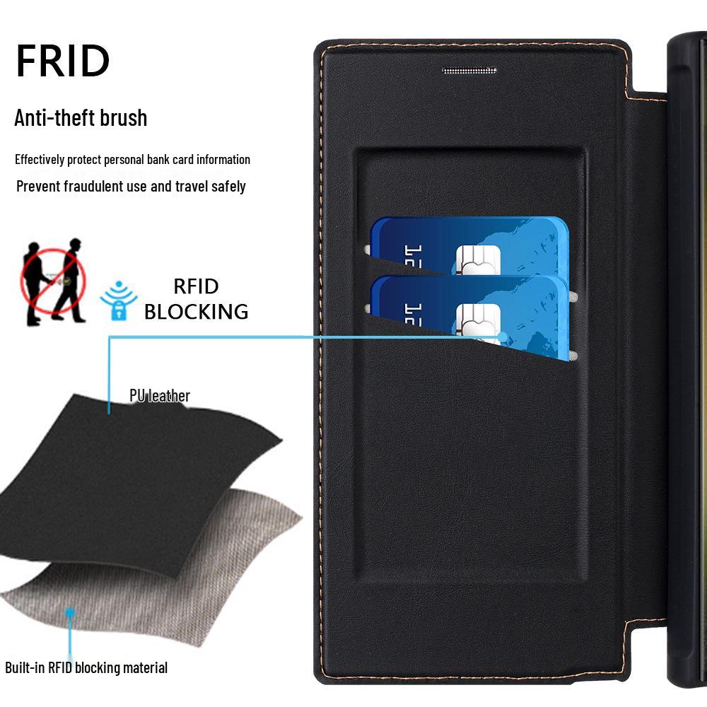 Samsung S25Ultra/S24Plus+ Magnetic Flip Cover with Card Holder