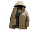 Autumn and Winter White Duck Down Hooded Thickened Outdoor Casual Warm Down Young and Middle-aged Jacket