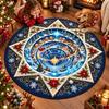 Stain Resistant 3D Illusion Rug Crystal Velvet Festive Area Mat  Home Decoration
