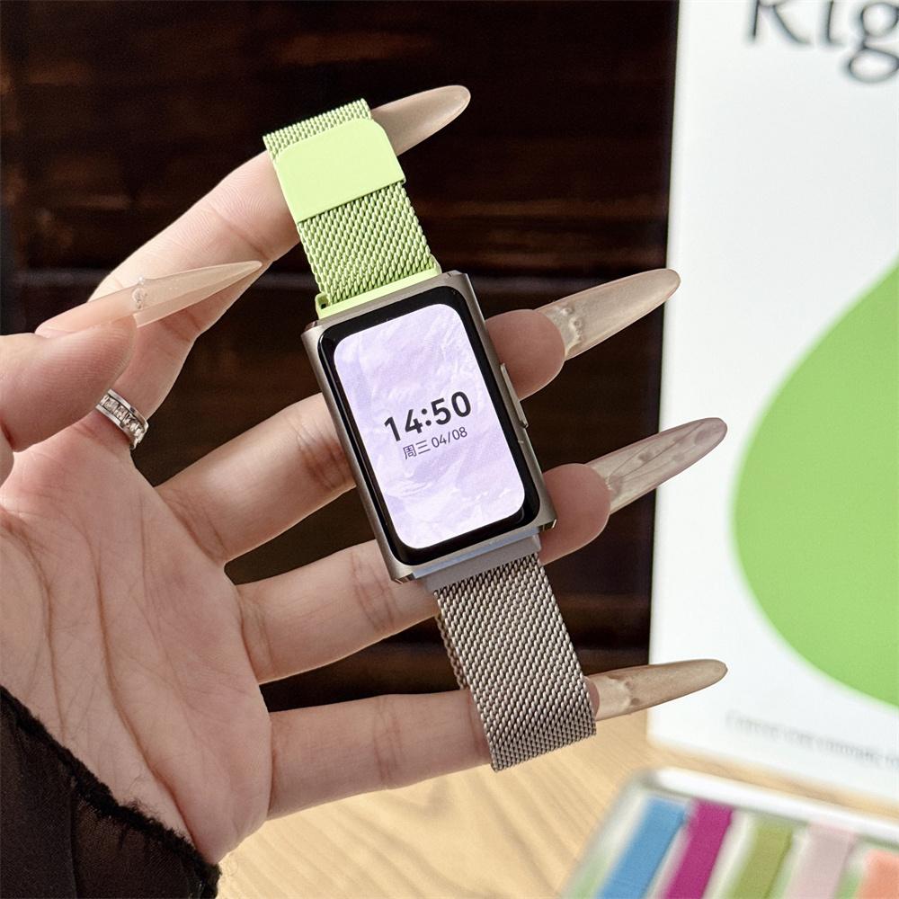 Fashion Gradient Milanese Strap Magnetic Clasp for Huawei Band 11 / 11Pro Replacement Band