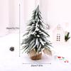 Artificial Pine Xmas Tree Simulation Mini Tree Decoration for Living Room Bedroom 35x20cm