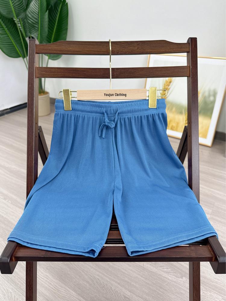 High-Waist Women's Summer Ice Silk Shorts
