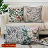 2D Floral 3D Embossed Pattern Decorative Pillow Covers Pattern Cushion Cover Suitable For Sofa Bedroom Car Pillow Cover