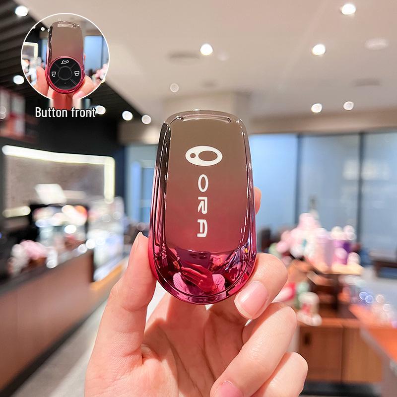 

Customized Car Key Case for ORA Black Cat, Lightning Cat, Good Cat, and White Cat R1 – Adorable and Premium Design.