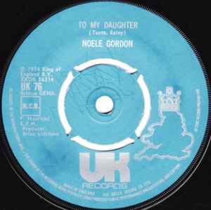 

7-дюймовая пластинка NOELE GORDON WERNER TAUTZ ORCHEST To My Daughter Dream Concerto UK76 UK Records 1974 UK Jazz Б/у