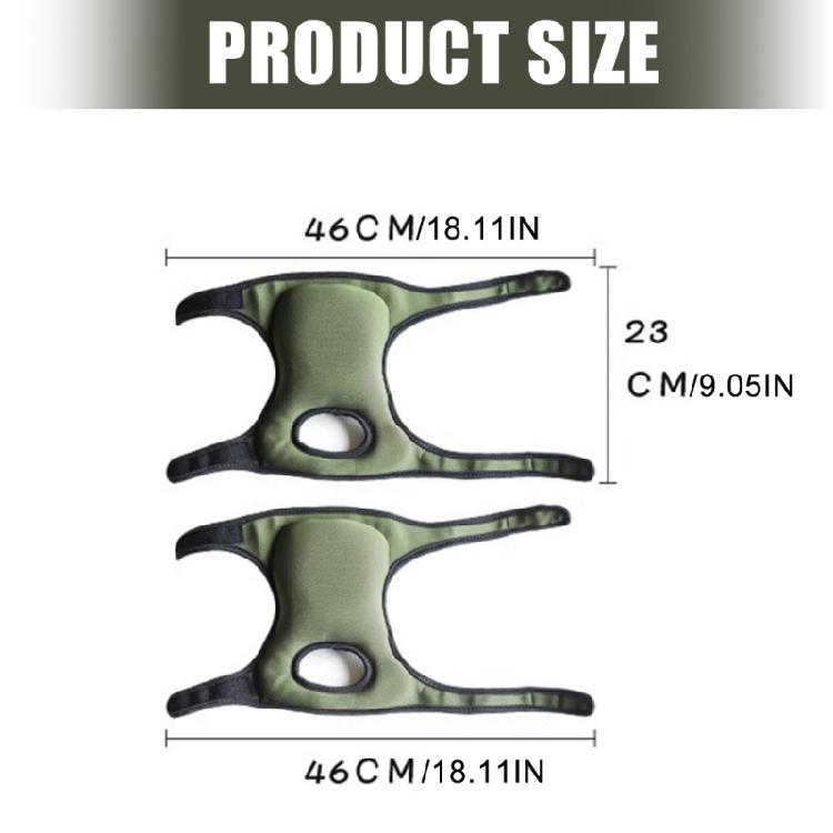 Ergonomic Knee Protection Gear Ventilated Design Gardening Household Use Reinforced Polyester Fiber Cushioned Mat