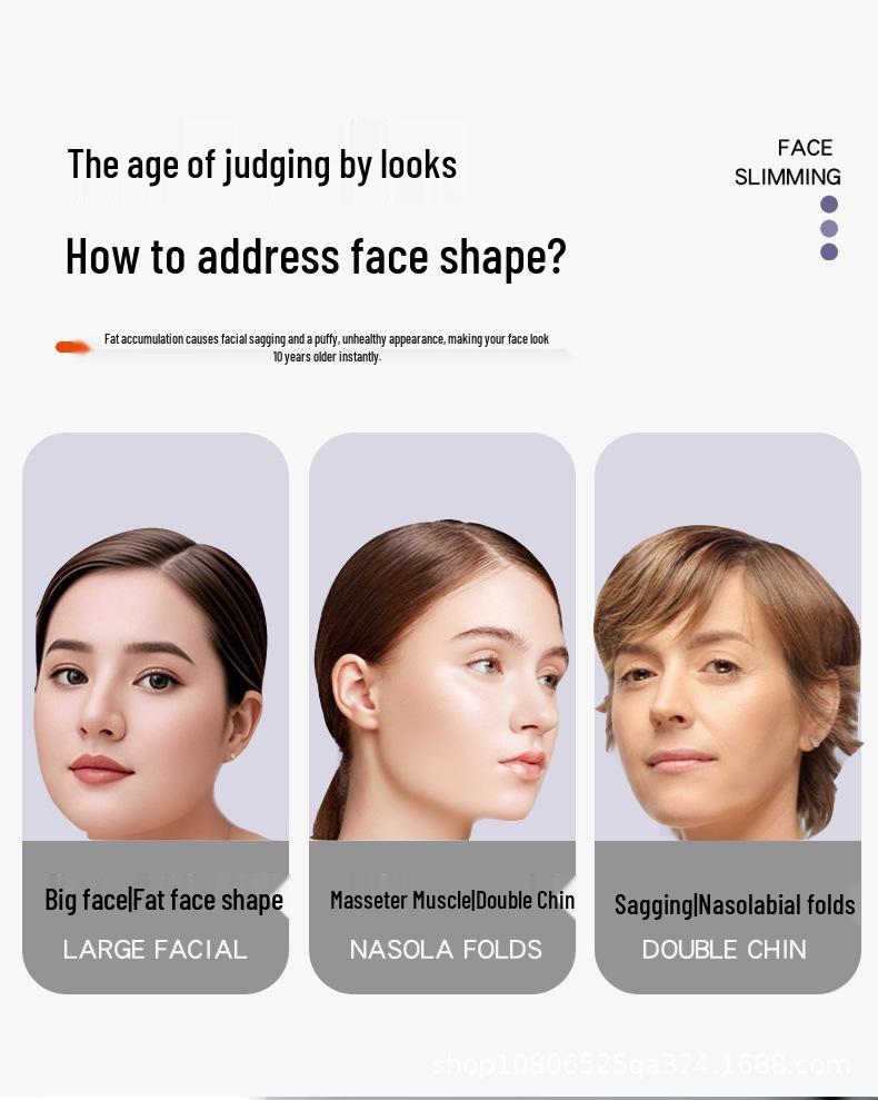 EMS Pulse V-Face Massager: Home Use Band for Lifting, Firming, Shaping, and Slimming Chin V-Face.