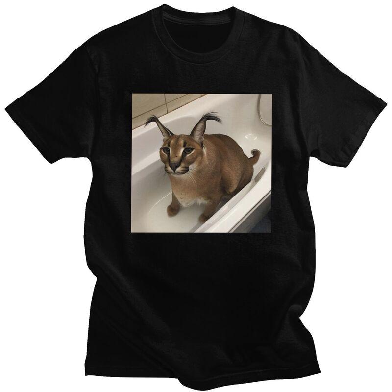 

Custom Floppa Cute Meme T Shirts for Men 100% Cotton Tee Tops Funny Caracal Cat Tshirts Short Sleeve T-shirt Clothing - Men s... S разноцветный