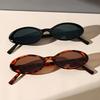 2PCS Oval Frame Fashion Glasses Unisex Suitable for Daily Matching Street Photography And Driving