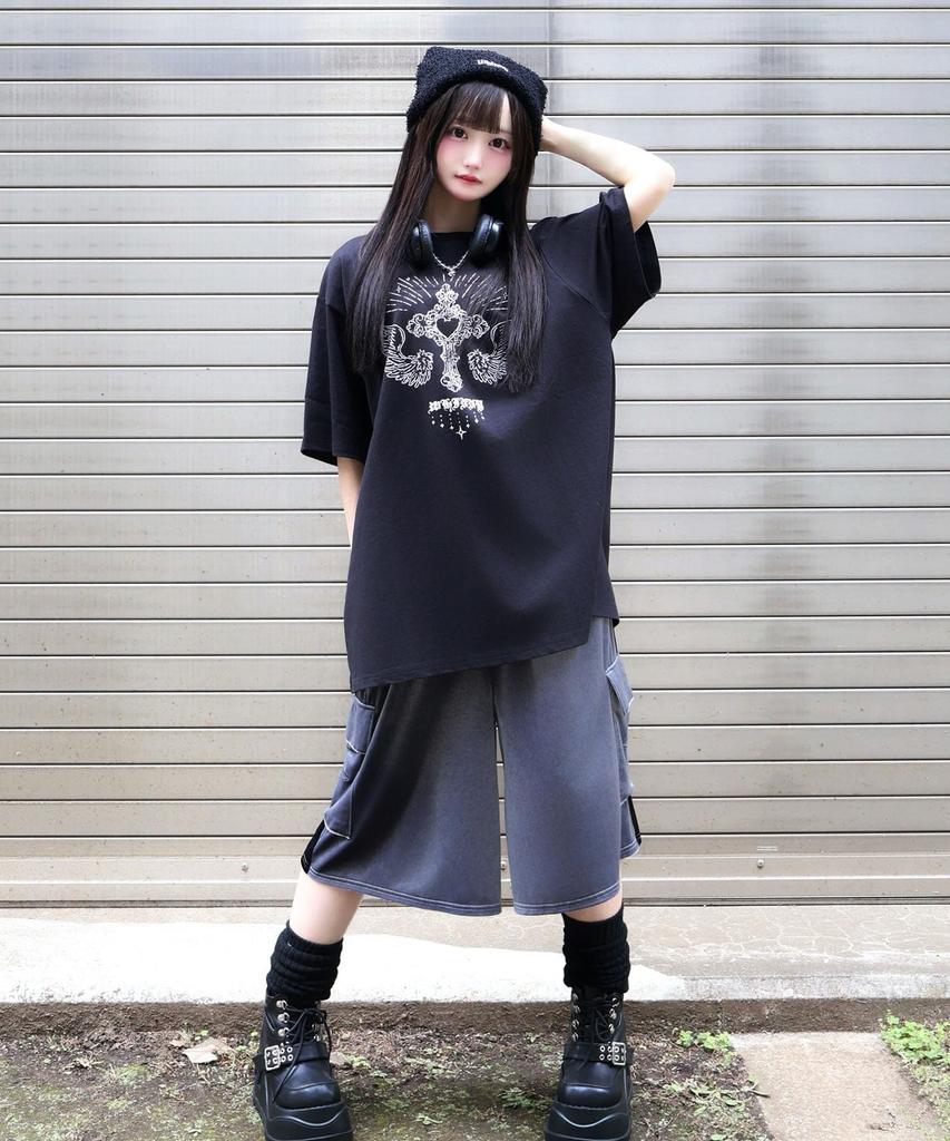 WEGO Heart Heaven Size Black Tee, Women's, F,