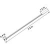 36Pcs Swizzle Sticks, Premium Stainless Steel Cocktail Beverage Drink Stirrer Stick, Reusable Stir Sticks For Bar